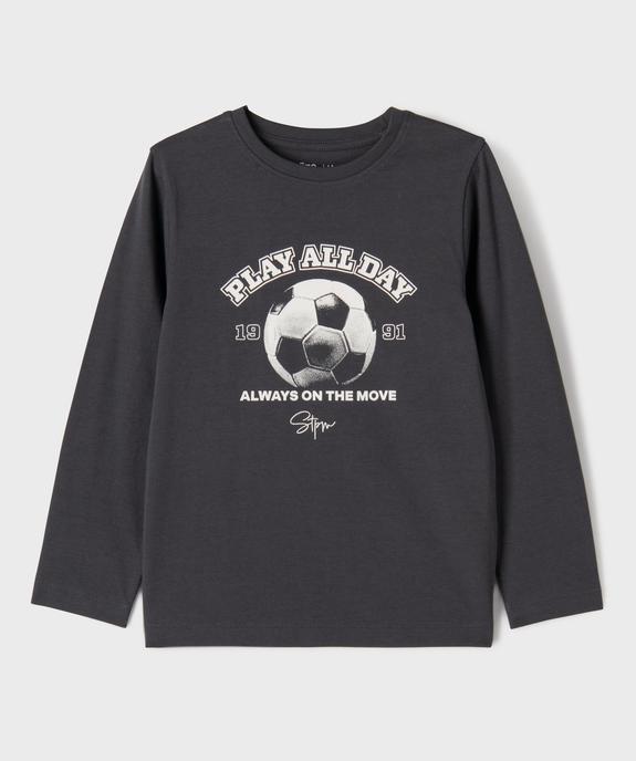 Tee-shirt manches longues motif camion garçon vue1 - GEMO 4G GARCON - GEMO
