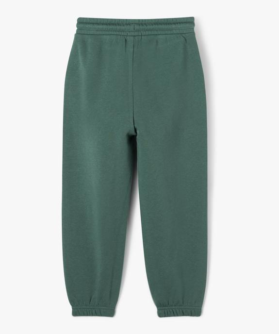 Jogging molleton coupe large garçon vue4 - PREMIER PRIX BY GEMO - GEMO