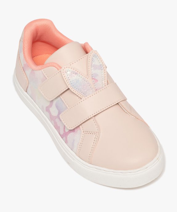 Baskets fille à scratch fantaisie avec oreilles de lapin  vue5 - LOVELY WINGS GEMO FOR GOOD - GEMO