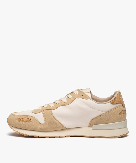 Baskets homme en toile et suédine – Kappa Berlin vue3 - KAPPA - GEMO
