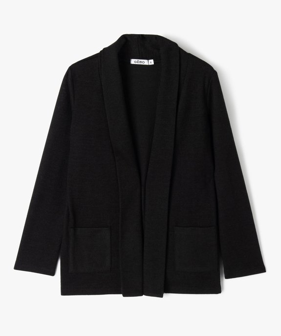 Gilet fluide porté ouvert fille vue2 - GEMO (ENFANT) - GEMO