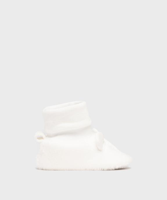 Chaussons de naissance avec détails en relief bébé fille vue1 - LITTLE LOVE - GEMO