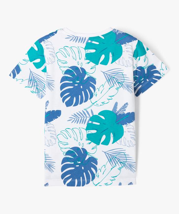 Tee-shirt à manches courtes imprimé garçon vue3 - GEMO (ENFANT) - GEMO