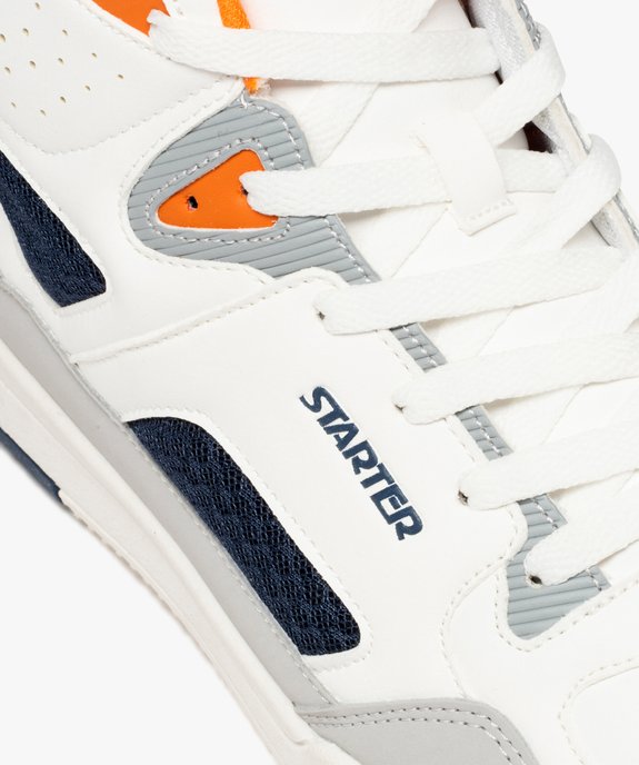 Baskets homme mid-cut avec détails en mesh - Starter vue6 - STARTER - GEMO