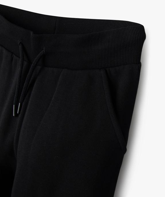 Pantalon de jogging avec intérieur molletonné fille vue2 - GEMO 4G FILLE - GEMO