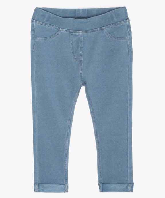 Jegging à taille réglable bébé fille vue1 - GEMO(BEBE DEBT) - GEMO