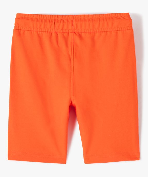 Bermuda garçon en maille jersey imprimée vue4 - GEMO (ENFANT) - GEMO