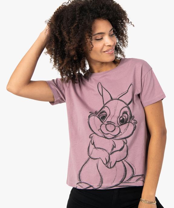 Tee-shirt femme coupe ample - Disney Animals vue2 - DISNEY DTR - GEMO