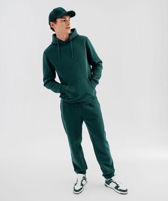 Sweat à capuche intérieur molletonné homme vue4 - GEMO 4G HOMME - GEMO
