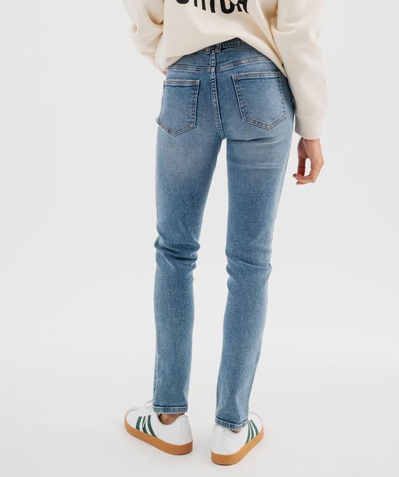 Jean Slim taille normale femme vue3 - GEMO 4G FEMME - GEMO