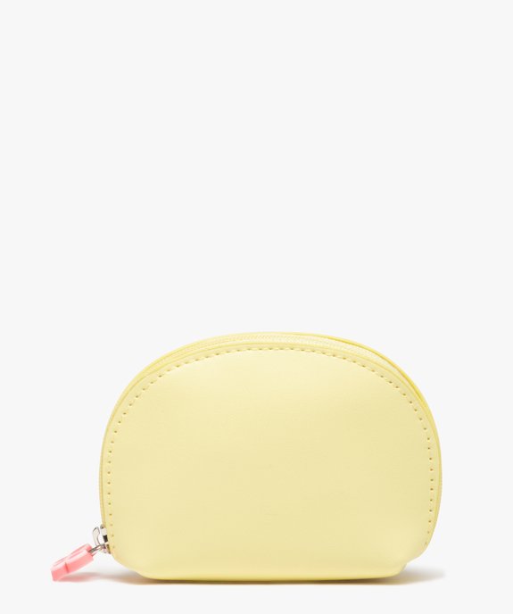 Porte-monnaie fille avec large zip vue1 - GEMO (ENFANT) - GEMO