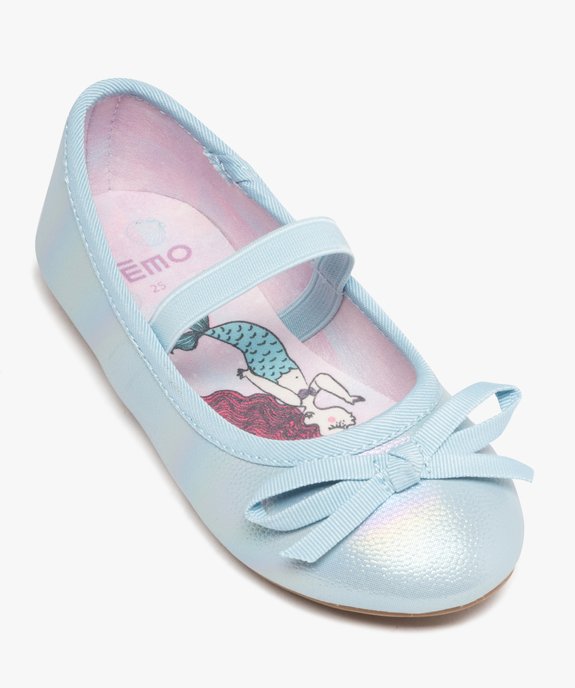 Ballerines fille irisées à bride élastiquée vue5 - GEMO (ENFANT) - GEMO