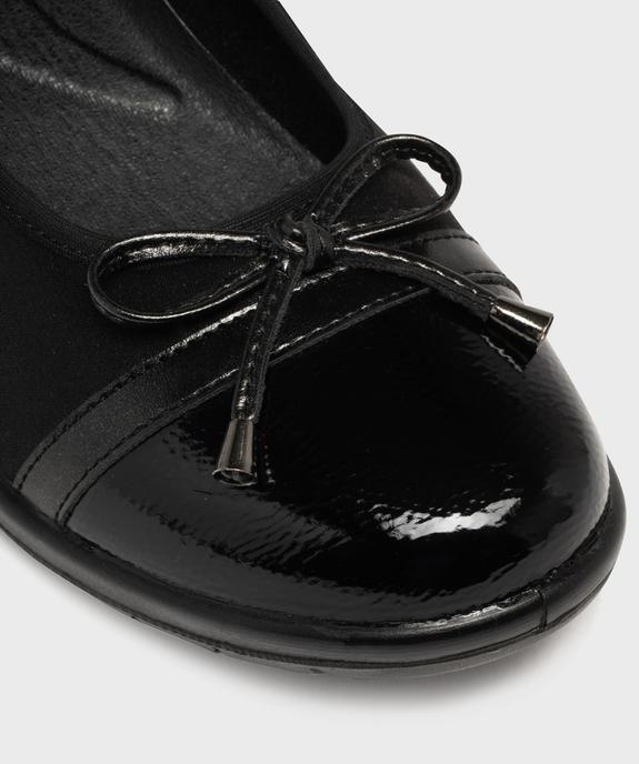Ballerines confort avec empiècements vernis femme vue6 - G'FLEX - GEMO