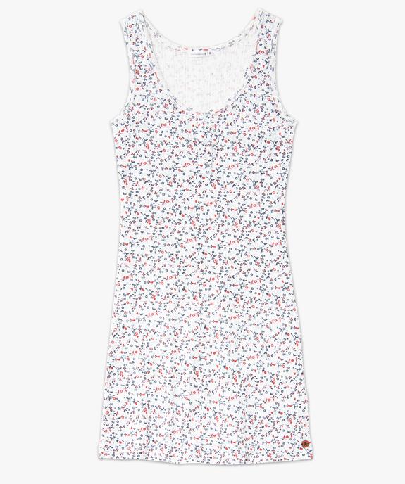Chemise de nuit femme sans manches - LuluCastagnette vue4 - LULUCASTAGNETTE - GEMO