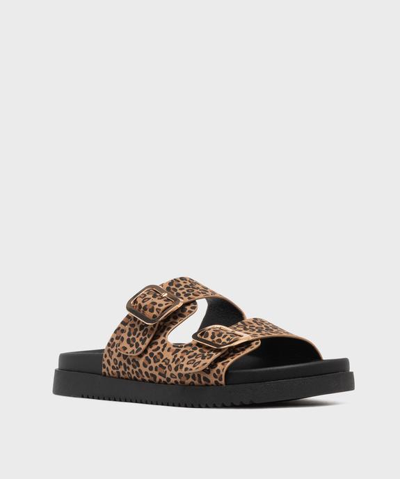 Mules à larges brides ont toile femme - 5 Miles vue2 - 5 MILES - GEMO