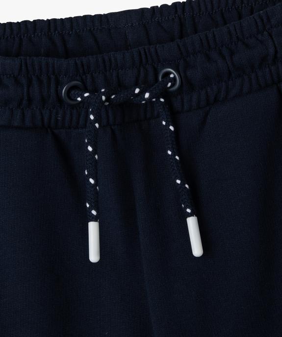 Bermuda en maille avec taille élastique ajustable garçon vue2 - GEMO (ENFANT) - GEMO
