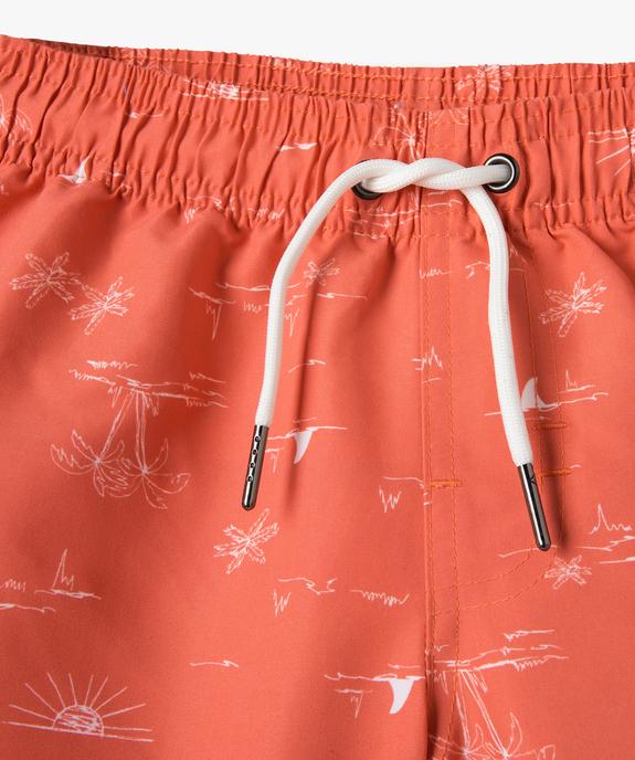 Short de bain garçon avec motifs exotiques vue2 - GEMO (ENFANT) - GEMO