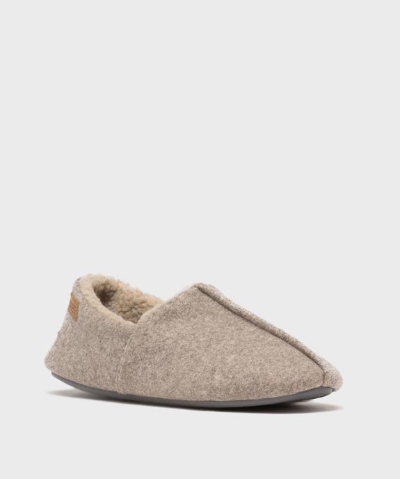 Chaussons pantoufles fourrées cosy femme - DIM vue2 - DIM - GEMO
