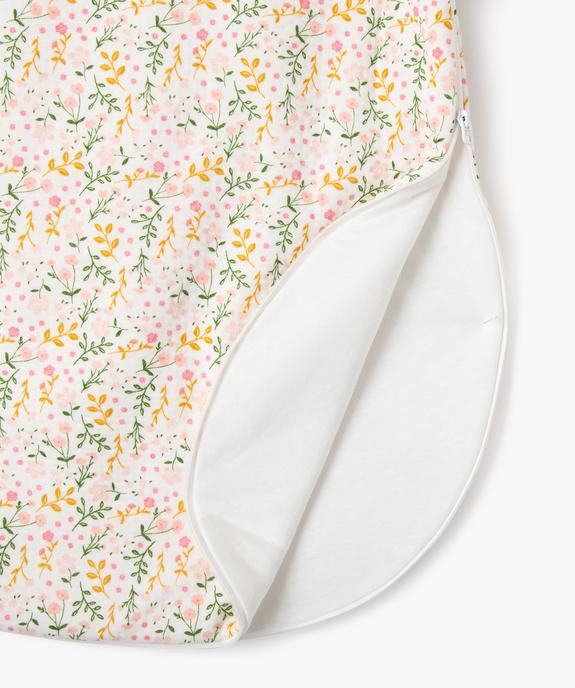 Gigoteuse en jersey TOG 2 à motifs fleuris bébé fille vue2 - GEMO 4G BEBE - GEMO