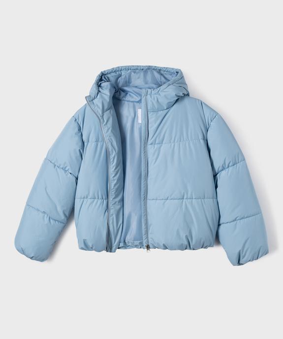 Doudoune à capuche avec dessus déperlant fille vue3 - GEMO (JUNIOR) - GEMO