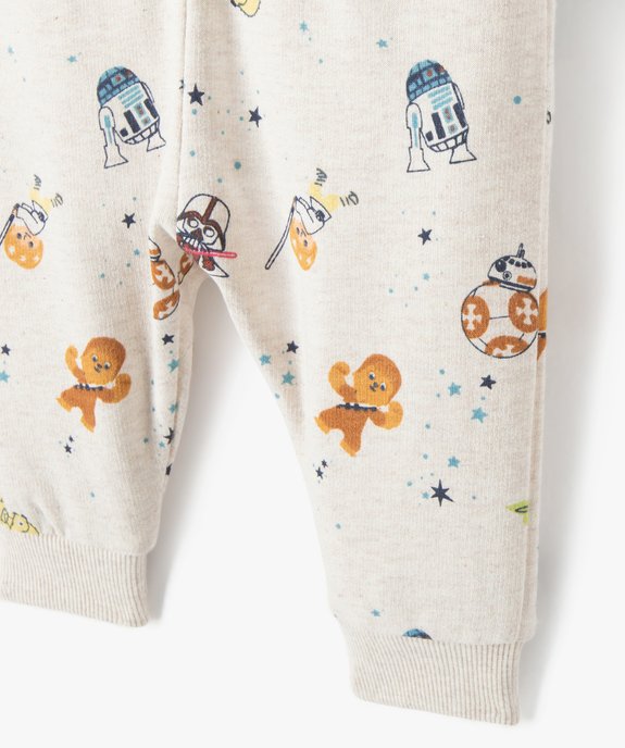 Pantalon bébé garçon en maille imprimé Star Wars - Disney vue2 - STAR WARS - GEMO