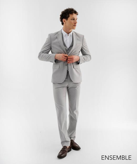 Costume 3 pièces gris pour homme - GEMO