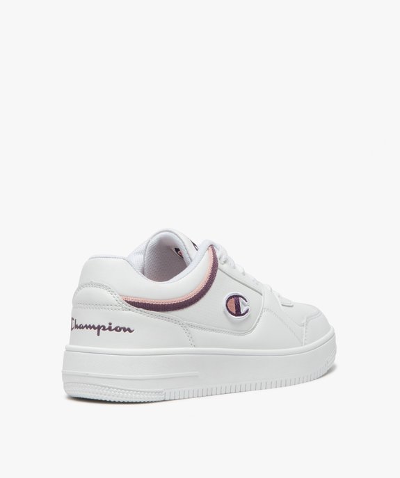 Baskets femme unies à lacets – Champion Rebound vue4 - CHAMPION USA - GEMO