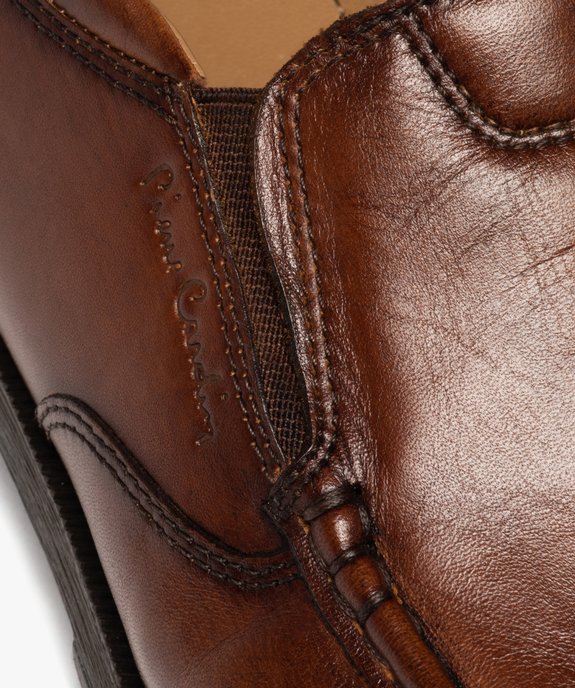 Mocassins homme unis à talon plat - Pierre Cardin vue6 - PIERRE CARDIN DIFFUSION - GEMO