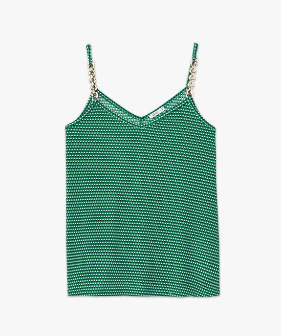 Débardeur femme à bretelles chaines vue4 - GEMO(FEMME PAP) - GEMO