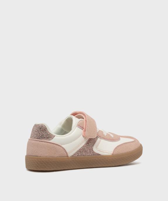 Baskets à scratch avec touches pailletées fille - Lovely Wings vue4 - LOVELY WINGS - GEMO