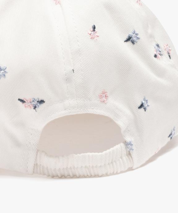 Casquette à motifs brodés bébé fille vue3 - GEMO 4G BEBE - GEMO