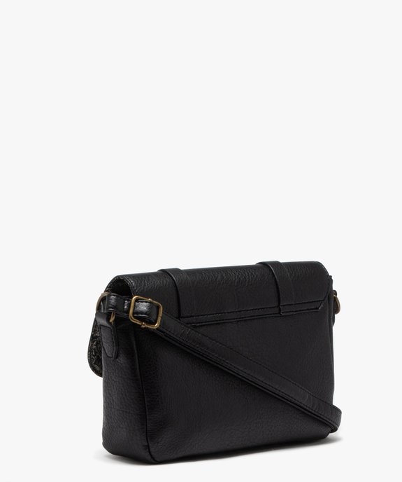 Sac besace à rabat aimanté femme vue2 - GEMO (ACCESS) - GEMO
