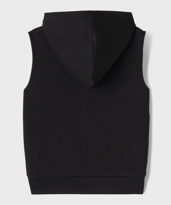 Sweat à capuche zippé sans manches garçon vue3 - GEMO (ENFANT) - GEMO