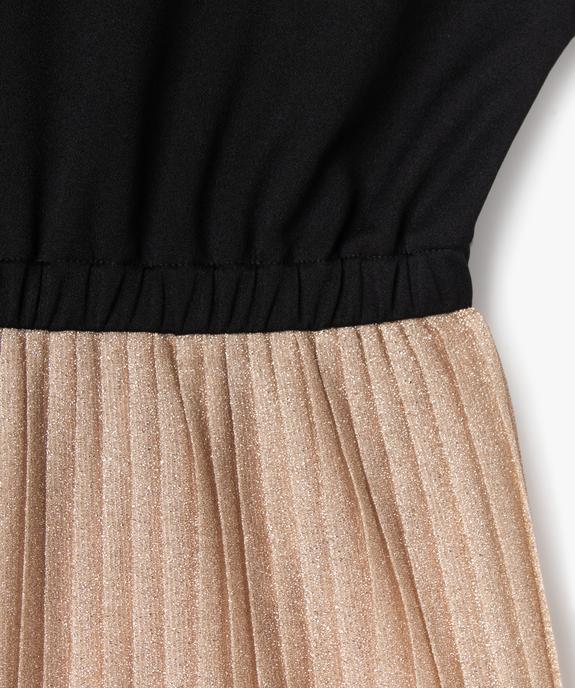 Robe de cérémonie avec jupe à paillettes fille vue3 - GEMO (JUNIOR) - GEMO