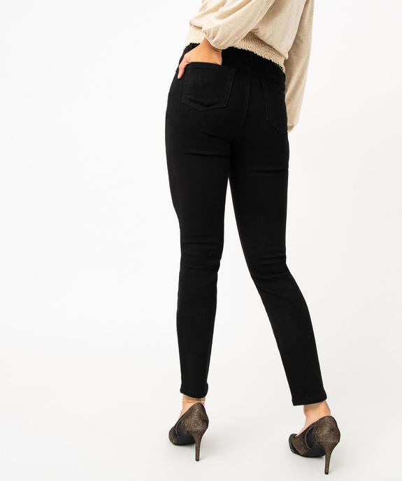 Jean skinny extensible taille haute femme vue3 - GEMO 4G FEMME - GEMO