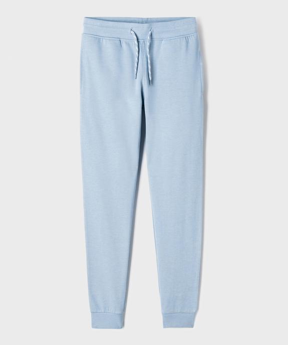 Pantalon de jogging avec intérieur molletonné garçon vue1 - GEMO (JUNIOR) - GEMO
