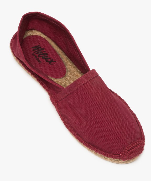 Espadrilles femme unies en coton bio – Mieux vue5 - GEMO 4G FEMME - GEMO