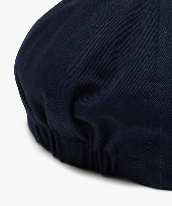 Casquette unie en coton style gavroche garçon vue2 - GEMO 4G GARCON - GEMO