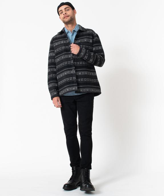 Surchemise épaisse et chaude à motifs homme - GEMO (HOMME) Surchemise épaisse et chaude à motifs homme vue1 - GEMO (HOMME) - GEMO