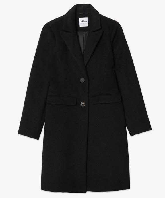 Manteau femme mi-long à col tailleur vue4 - GEMO(FEMME PAP) - GEMO