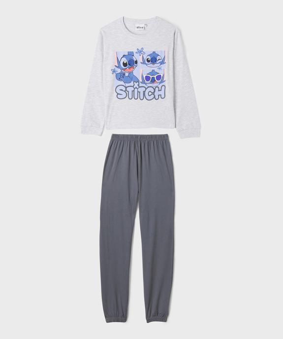 Pyjama avec motif Stitch fille - Disney vue1 - LILO & STITCH - GEMO
