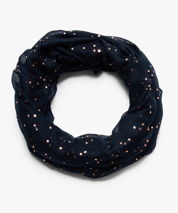 Foulard fille snood à pois pailletés vue1 - GEMO (ENFANT) - GEMO