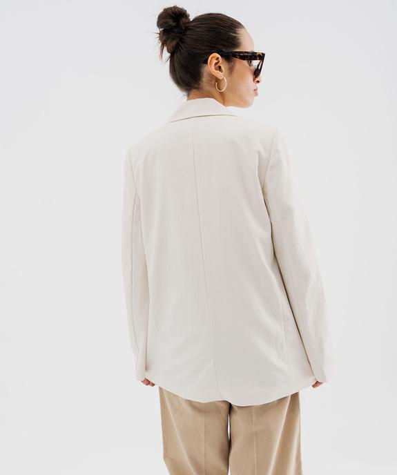 Veste blazer légère sans bouton femme vue3 - GEMO(FEMME PAP) - GEMO