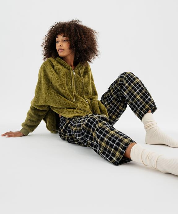 Bas de pyjama à carreaux femme vue5 - GEMO(HOMWR FEM) - GEMO