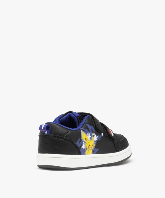 Baskets garçon à scratchs imprimées Pikachu - Pokémon vue4 - POKEMON - GEMO