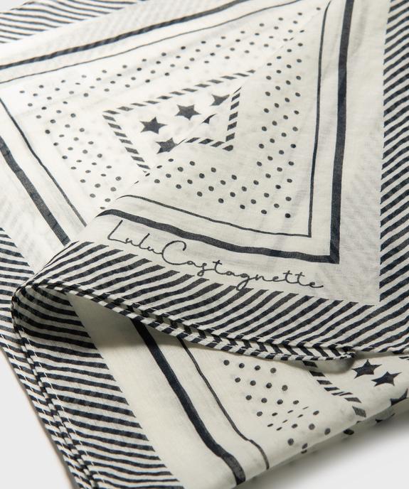 Foulard imprimé femme - LuluCastagnette vue3 - LULU CASTAGNETT - GEMO