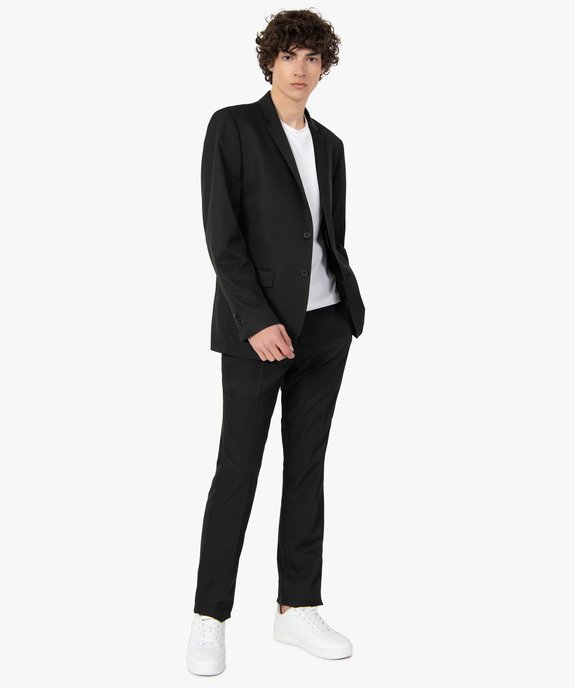 Veste de costume homme fermeture 2 boutons vue5 - GEMO (HOMME) - GEMO