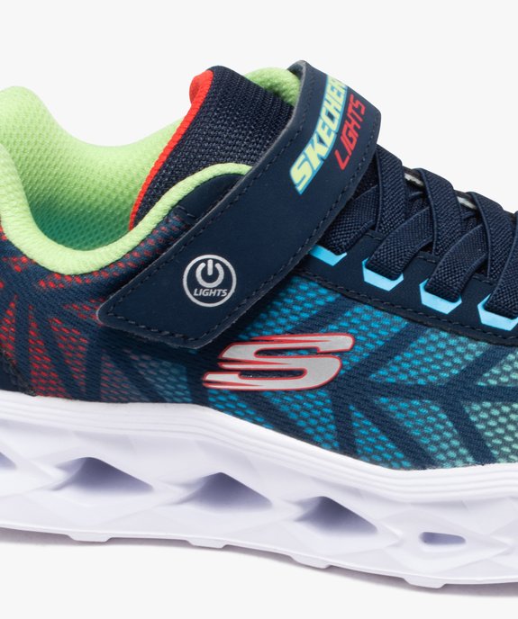 Baskets garçon running à semelle perforée lumineuse S Lights - Skechers vue6 - SKECHERS - GEMO