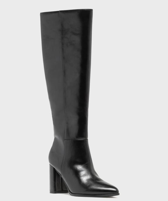 Bottes à haut talon et bout pointu femme vue2 - FOLLOW ME G4G - GEMO