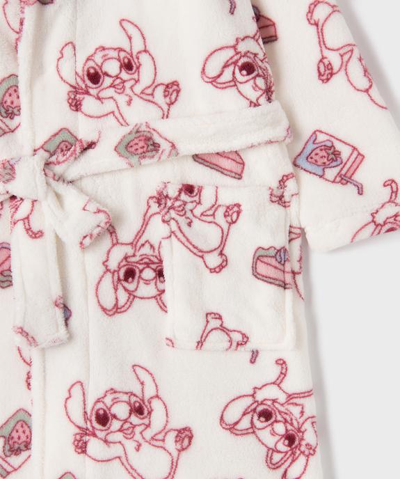 Robe de chambre fille à motifs Stitch - Disney vue1 - LILO & STITCH - GEMO